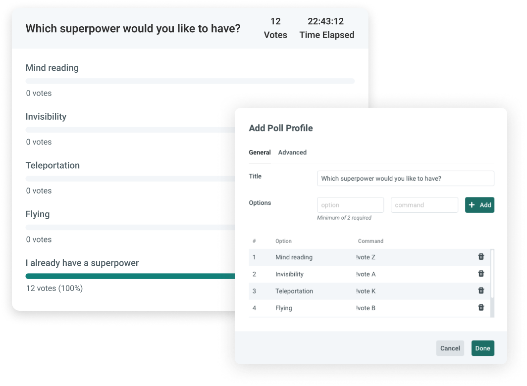 streamlabs free widget poll widget